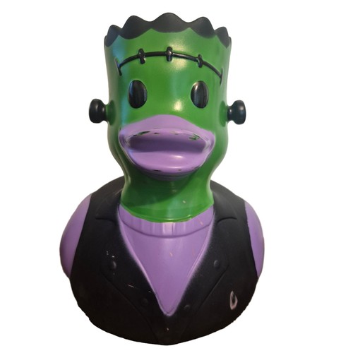 Quackeez Duckeez Halloweeen Frankenstein Jumbo 10" Duck halloween scuffs seepics