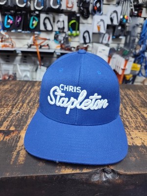 Chris Stapleton ''The Classic Yupoong'' Blue Trucker Cap   Snapback Hat   One Size
