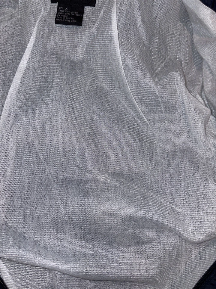 VTG Trump Golf Jacket Full Zip Lightweight XL Taj Mahal Casino Navy - Image 4 of 4