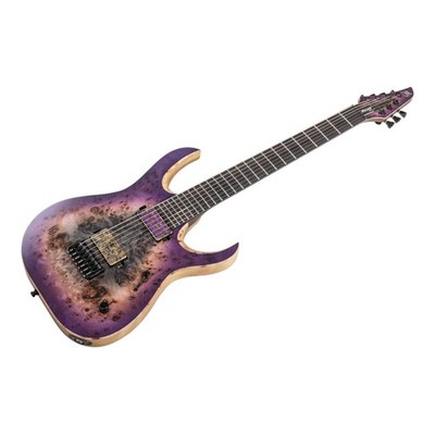 Mayones Duvell 7 Elite Custom 4A Eye Poplar - Violet Supernova *NEW*