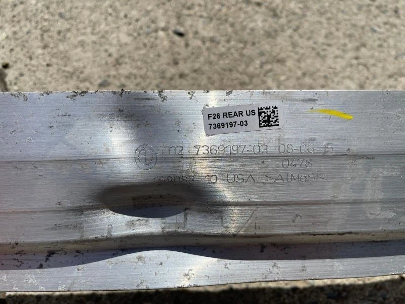 BMW X3 2011-2017 barras de refuerzo traseras abolladas 2,0 L awd N20 51322 Foto 3 de 4