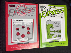 1991 COMICS EXPRESS Magazine #25 & 26 FN/FN+ Pogo / Outland / Bad Habits LOT