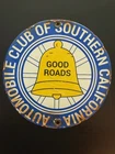 Vintage Style Automobile Club Southern California Enamel Advertising Sign 6x6"