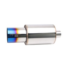 2 Id 4 Od Great Sound Exhaust Muffler Tip 5.5 Body Resonator 14.6 Long