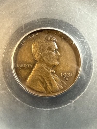 1931-S Lincoln Wheat Cent, Problem Free VF Nice Coin Off Holder