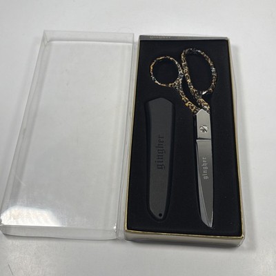NEW GINGHER DESIGNER SERIES SHEARS SCISSORS 8'' CHEETAH GERMANY RETIRED G-DS7 HTF