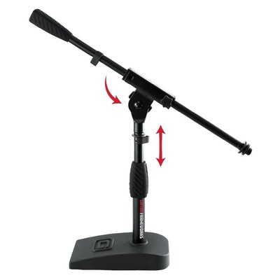 Frameworks Short Weighted Base Microphone Stand with Soft Grip Twist Clutch,