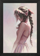 Aerith Gainsborough Portrait Framed Wall Art Poster Canvas Print Picture