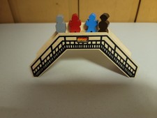 Brio Wooden Railway Train Footbridge & Figures Complete #33568 Vintage 1990s