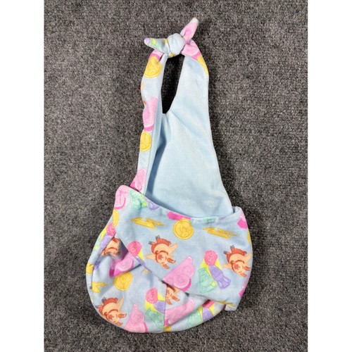 Disney Hercules Baby Pegasus Blue Plush Fleece Swaddle Wrap Pouch Infant