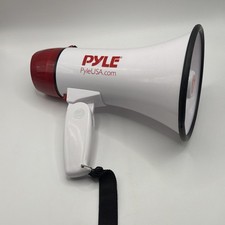 Pyle Megaphone Bullhorn Speaker w/ Siren Batteries Volume Control PMP30