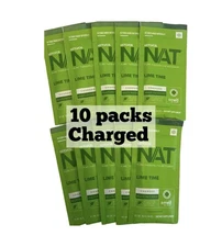 Prüvit Ketones NAT 10 Packets Charged  LIME TIME/ FREE SHIPPING Exp 03/2026