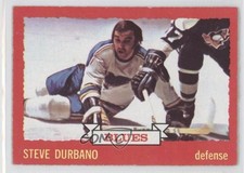 1973-74 O-Pee-Chee Dark Back Steve Durbano #124 Rookie RC 0f8