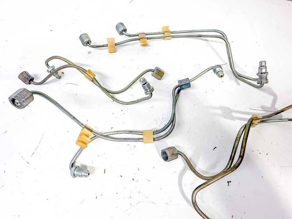 Juego de 8 líneas de inyector de combustible 76-80 Mercedes R107 450SL SLC W116 450SEL SE NLA Foto 4 de 4