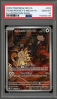 Pokemon Team Rocket's Meowth Destined Rivals Illustration Rare #203 PSA 10