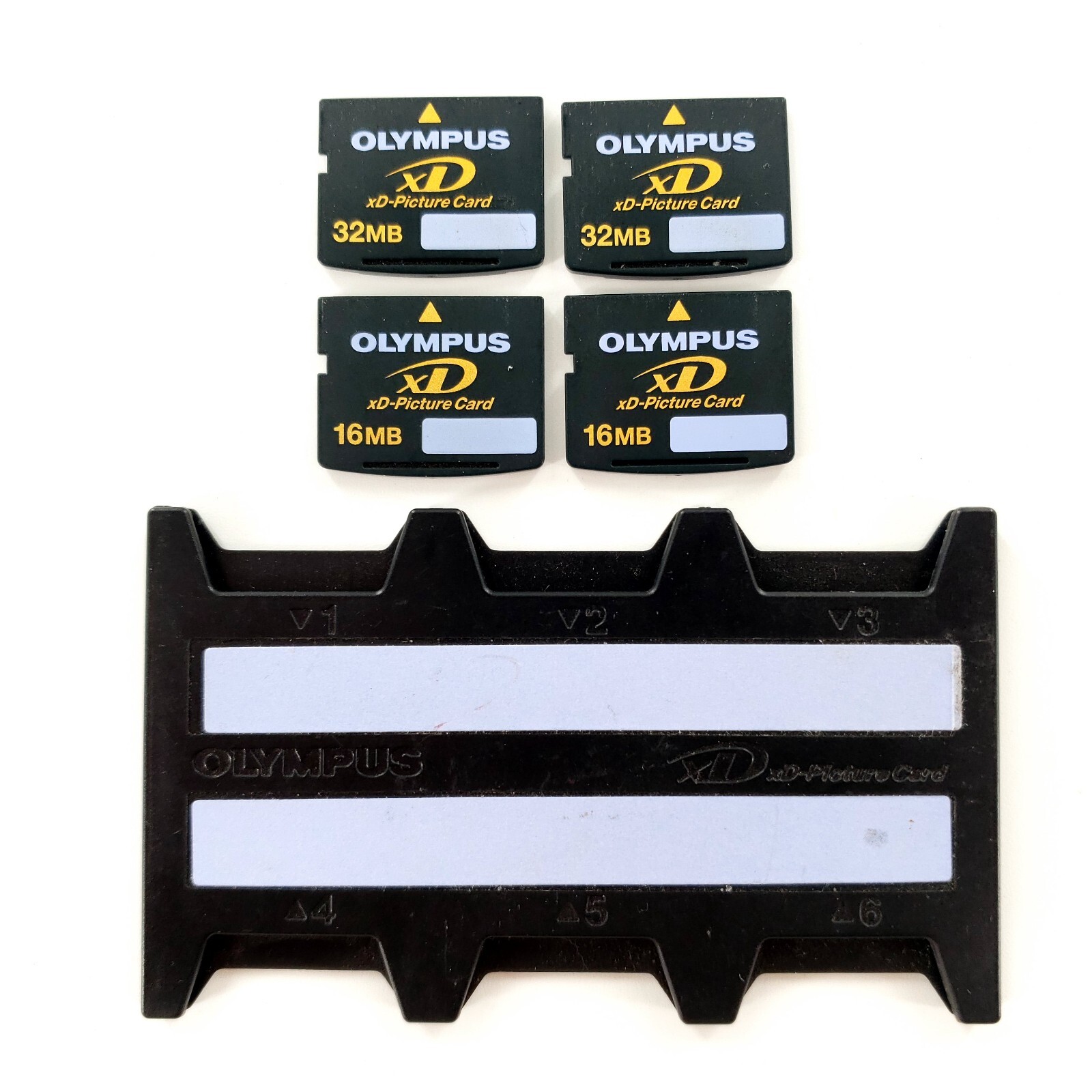 Olympus xD Picture Card Lot Of 4 32MB & 16MB Camera Memory Cards w