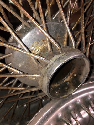 Vintage Set Of (4) Jaguar XJ series spoked rims Original Cap XA472