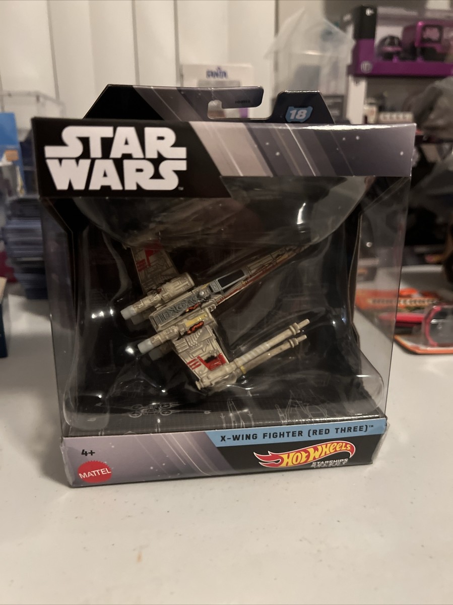 Hot Wheels Star Wars Starships Select X-WING FIGHTER RED Hot Wheels Star Wars Starships Select X-WING FIGHTER RED