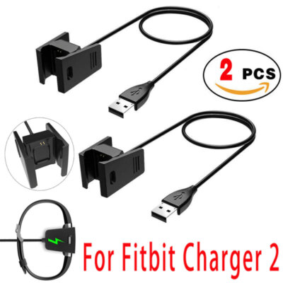 2pcs Charger For Fitbit Charge Activity Wristband Usb Charging