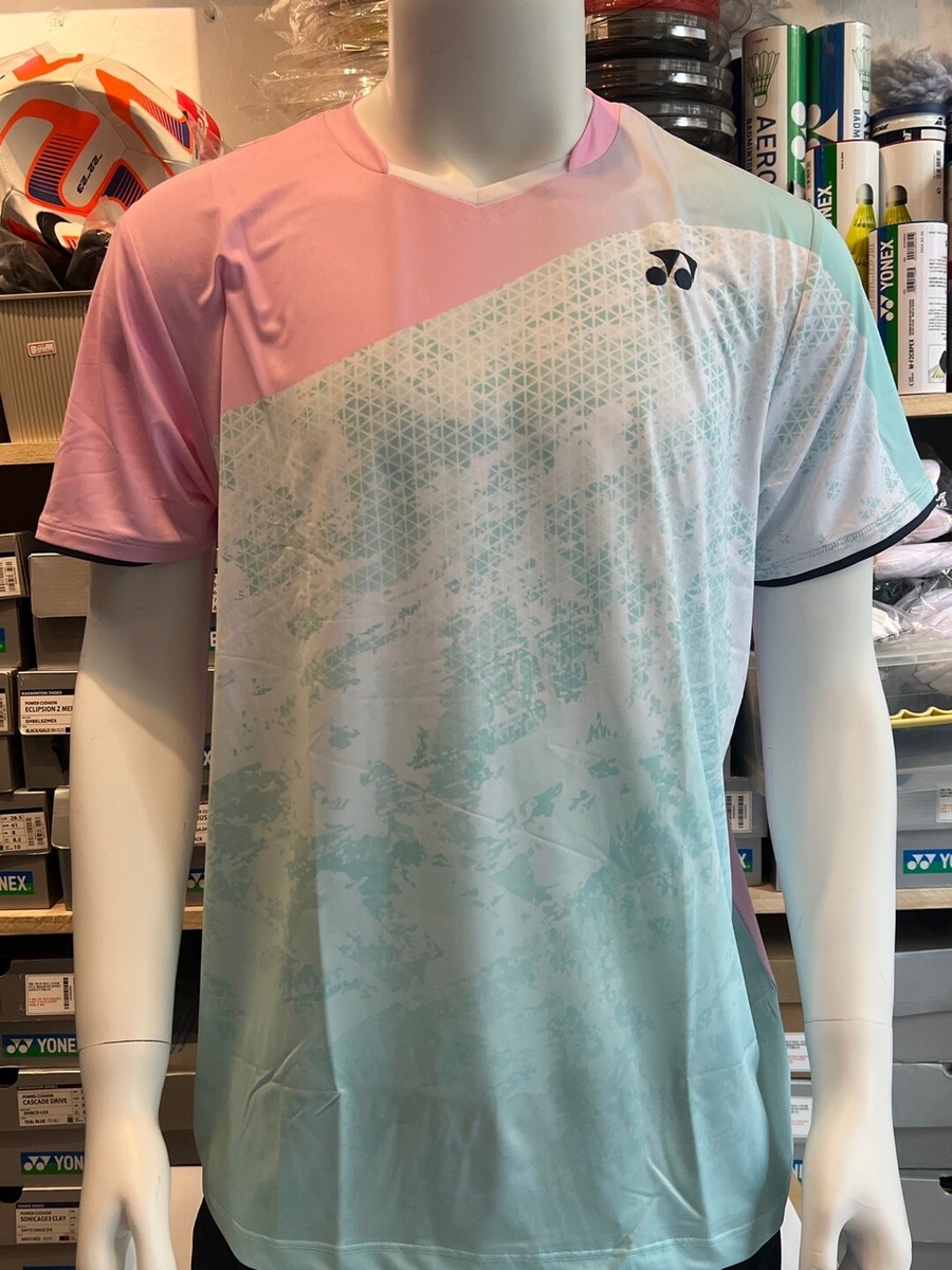 YONEX Men's Badminton T-shirts Top Sports Tee Pink [110/US:L