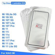 Front Glass Cover Lens with OCA For Xiaomi Mi 8 9T 10 11X 11i 12X A2 A3 MIX