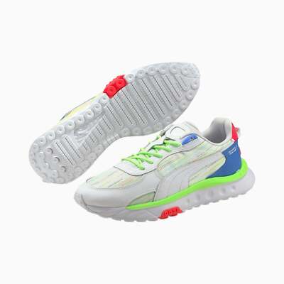 PUMA Wild Rider Spectra Men's Sneakers Retro White Multi-Color