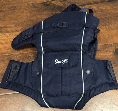 blue snugli baby carrier