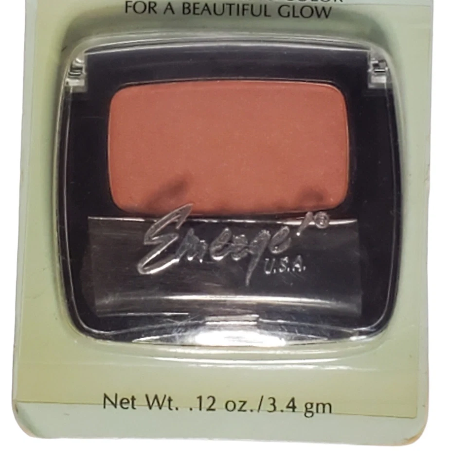 Винтажный Emerge порошок румяна абрикос жемчуг 431-002.12 унций 3,4 г новый из старых запасов - Изображение 3 из 4