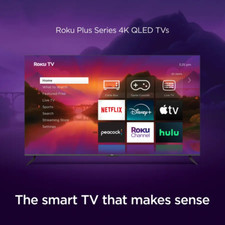 65" Class Plus Series QLED 4K Smart RokuTV