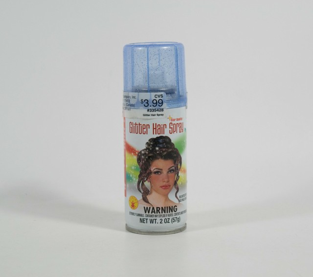 Star Quality Bright Color Temporary Hair Spray BLUE Glitter 2 OZ (57g
