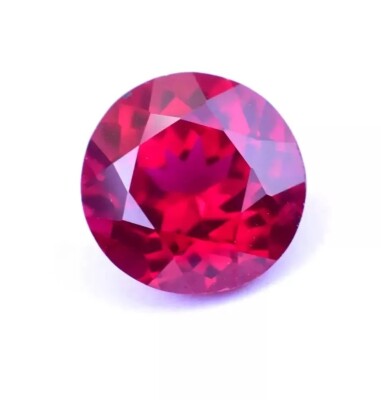 Flawless Natural Myanmar Red Spinel Round Cut 4.15 Ct Certified Loose Gemstone