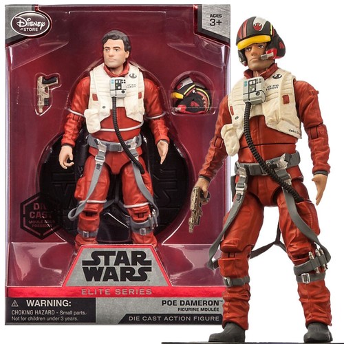 Star Wars Poe Dameron Elite Series Die Cast Action Figure 6" Disney Toy