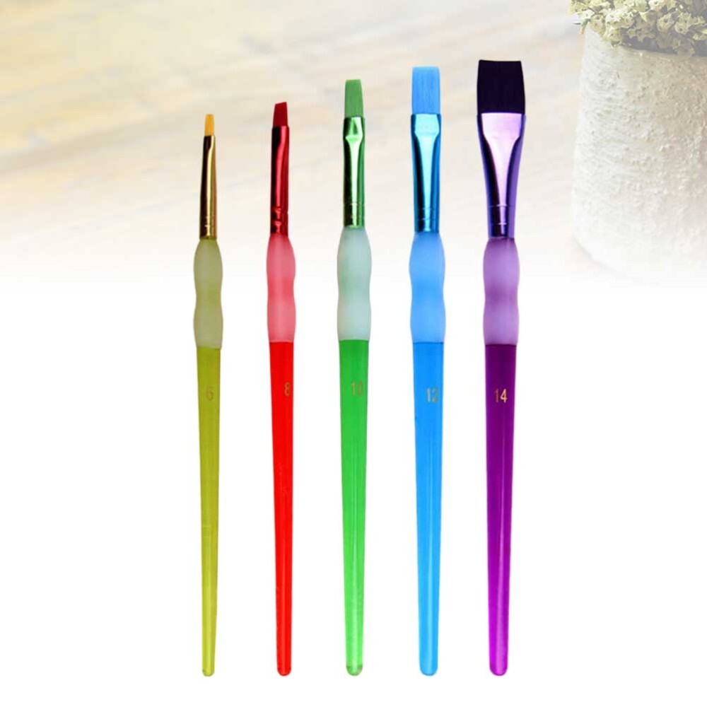 5pcs Painting Brush Painting Pens Art Painting Tool Set for Watercolor Oil eBay