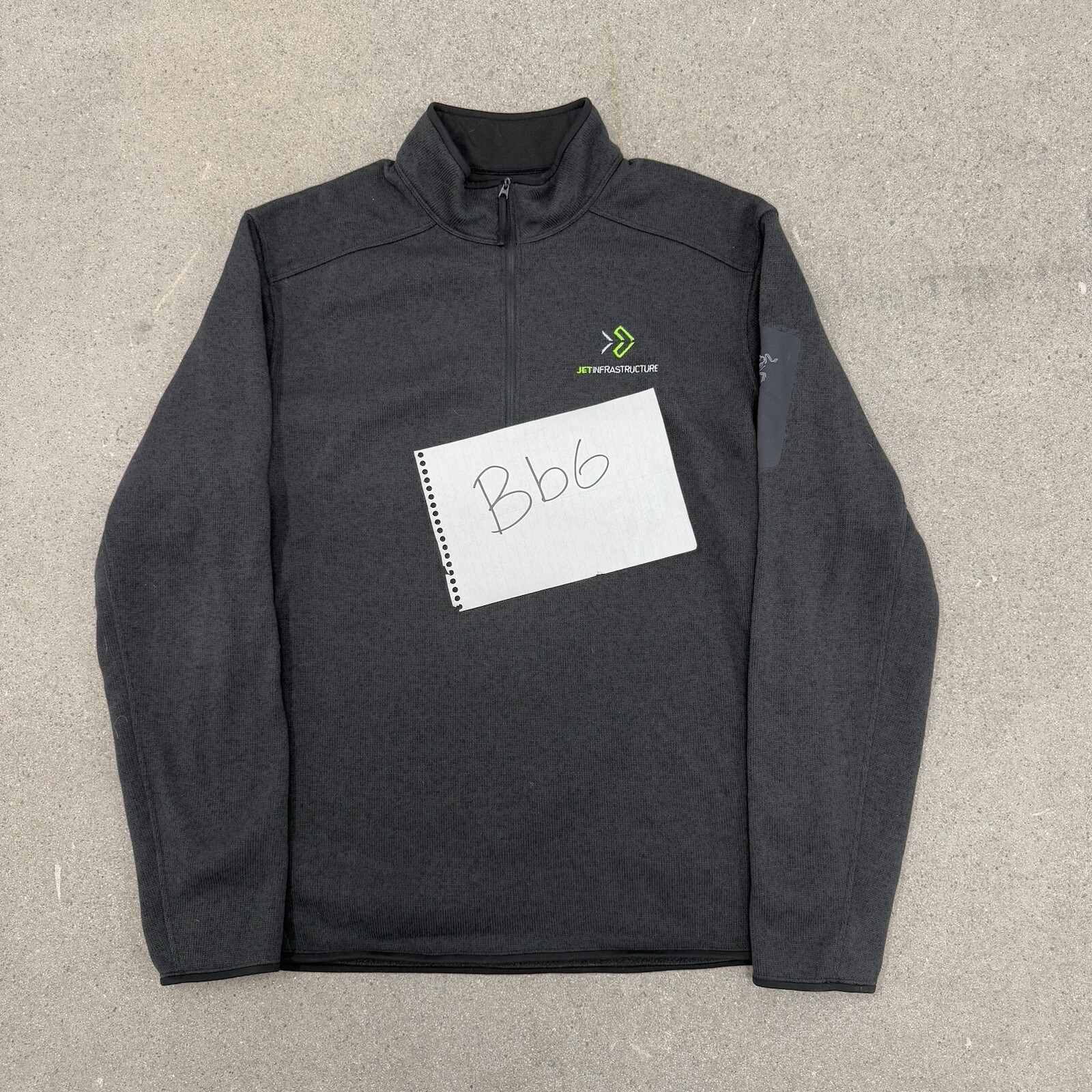 ARC'TERYX Arcteryx Giacca Uomo XL Grigio Outdoor Pile Maglione Logo Attivo