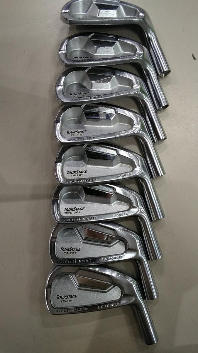 BRIDGESTONE TOUR STAGE TS-201 8pcs Iron Set 3-9/PW Head Only No 