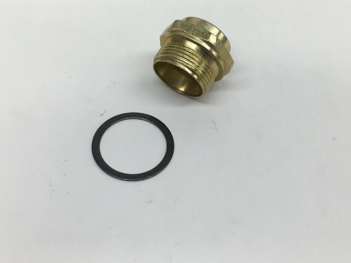 USA Speed Fuel Bowl Inlet Fitting Pair – 3/8" Tube, 5/8-18 ID, 7/8-20 – Fits Holley