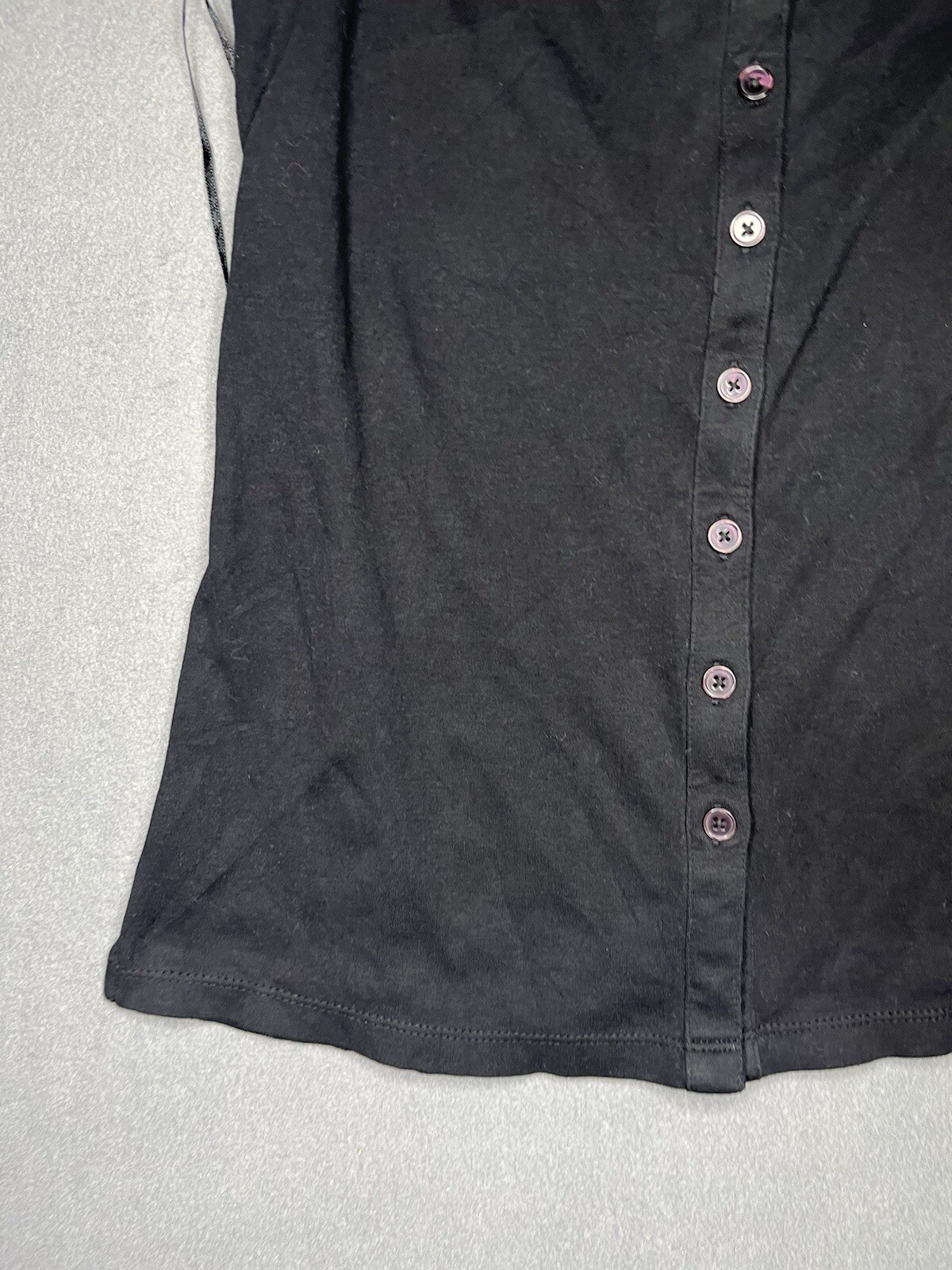 Karen Scott - Solid Split Neck Sleeveless Blouse … - image 5