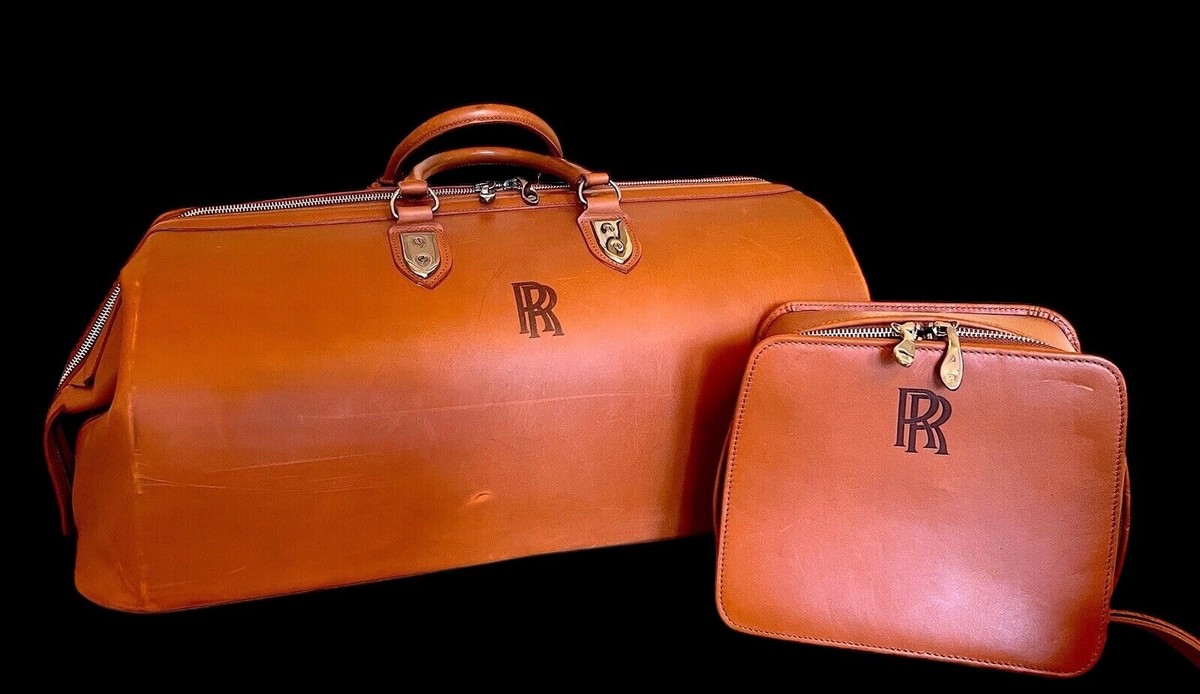 RARE SWAINE ADENEY BRIGG ROLLS-ROYCE BRIDLE LEATHER WEEKENDER