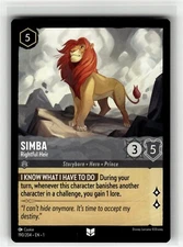 SIMBA - RIGHTFUL HEIR The First Chapter #190 1ST(NM+)(LOR)