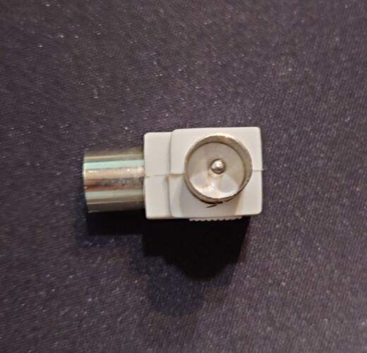 Thumbnail - Düwi Art. 07565 Verteiler Eckstecker Antenne Tv Weiß Männlich Und