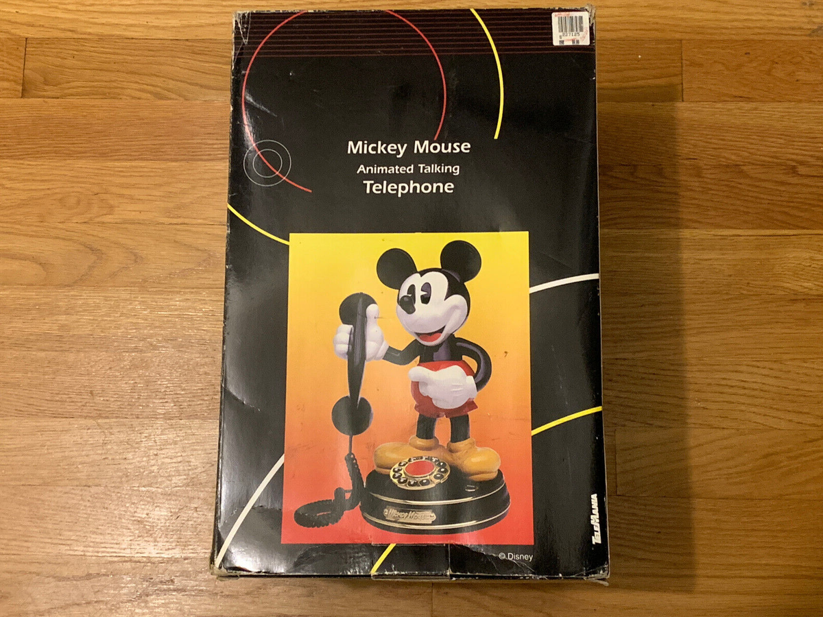 Beautiful Vintage 1976 Mickey Mouse Animated Talking Rotary