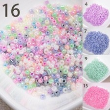 Cream Glass Czech Bead Seed Spacer Beads Jewelry Making Round Charm 2mm 3mm 4mm