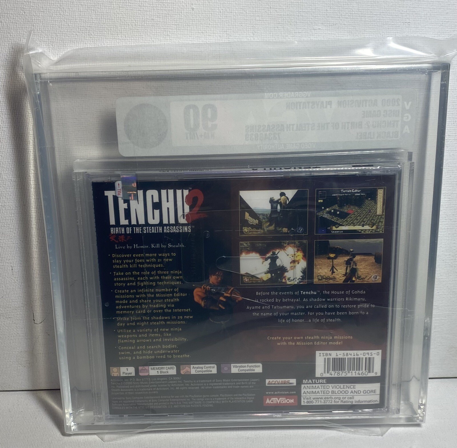 Tenchu 2: Birth of the Stealth Assassins Playstation 1 PS1 VGA 90 ...