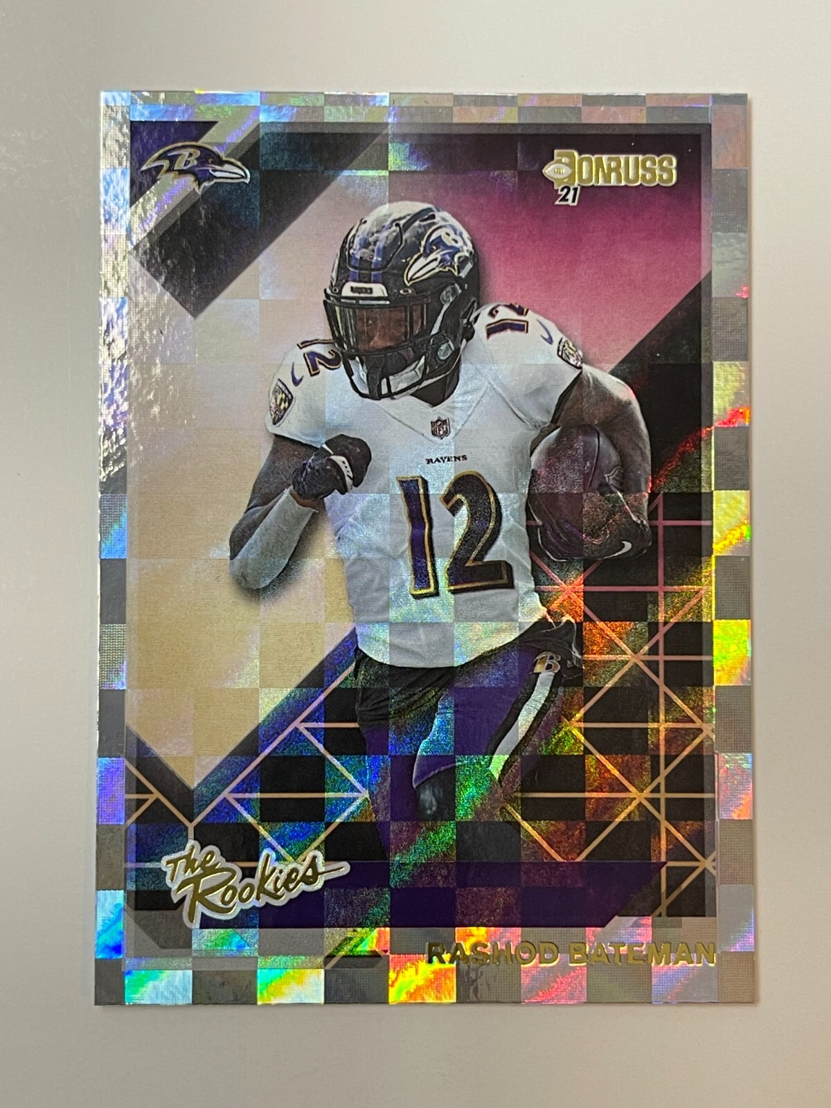 Rashod Bateman 2021 Donruss The Rookies No. TR-RBA Baltimore Ravens