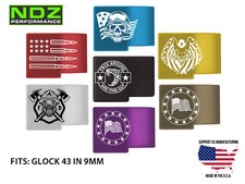 for Glock 43 Extended Magazine Release Anodized Aluminum Reversible Trending