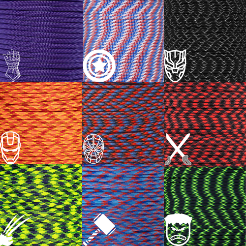 Check out our camo colors of paracord