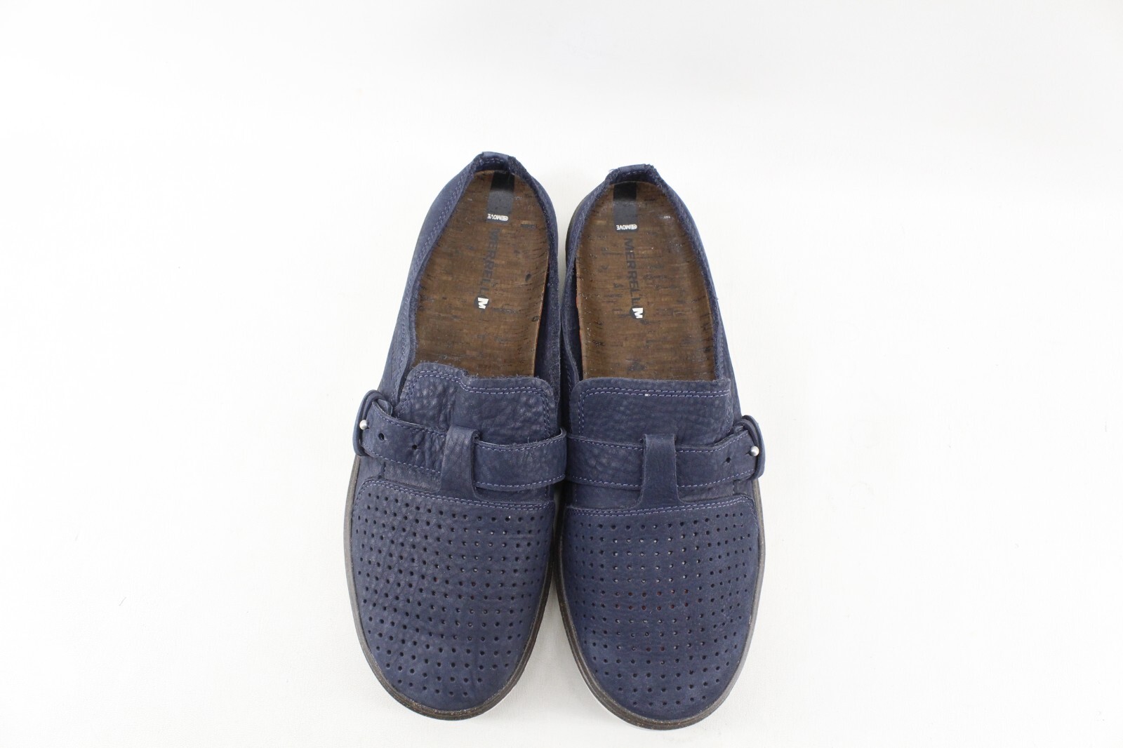 Scarpe Merrell da uomo Around Town Mule slip on US 10 blu navy in pelle J03700