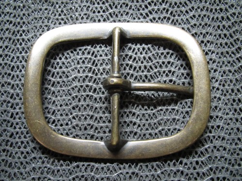 CLASSIC SQUARE CENTER PRONG BELT BUCKLE! VINTAGE! RARE! 1970s! DIY PROJECTS - Picture 2 of 8