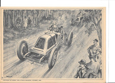 The First Grand Prix 1906 Slot Car Vintage Magazine Article PHOTOCOPY