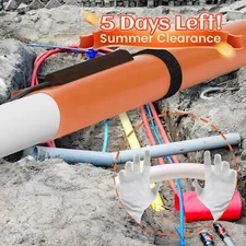 PVC Conduit Heating Blanket, ½''-1.5'', 120V, 200W, Reliable--30% Off - Limited!